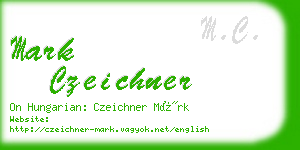 mark czeichner business card